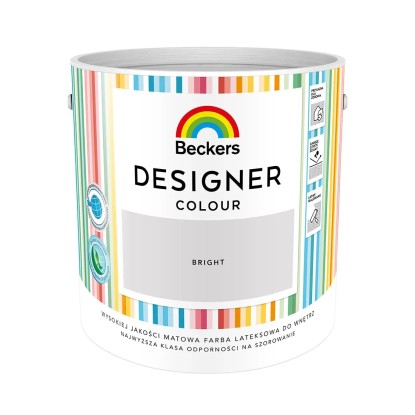 Farba lateksowa Beckers Designer bright 2,5L