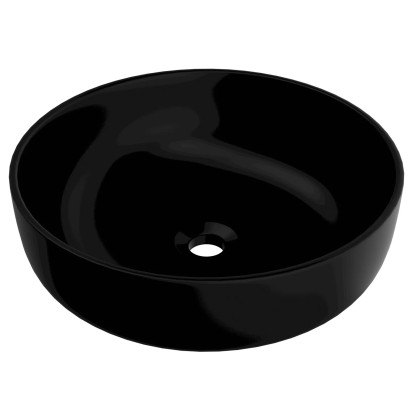 Umywalka nablatowa OLIVIA czarna
