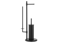 Center-Plus Stojak Sisu na papier toaletowy i szczotkę WC czarny