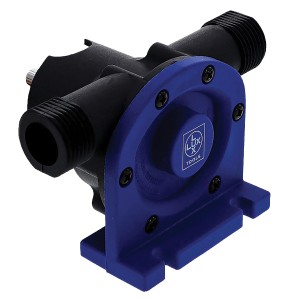 Pompa do wiertarki LUX 3000, samozasysająca do cieczy niepalnych, niebiesko-czarna.