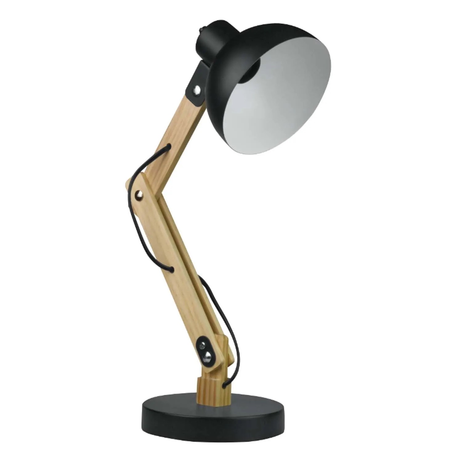 DPM Lampka biurkowa składana 1xE27 40W czarna