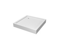 Durasan Brodzik kwadratowy ROYO 80 biały 80x80x14