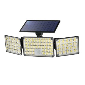 Gutta Lampa solarna LED z pilotem 40W 6000K 1970lm czujnik czarna