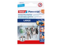 Tesa Plastry mocujące Power Strips duże 10 sztuk