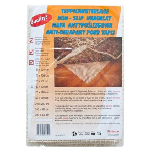 t.b.t. Mata antypoślizgowa pod dywan, 160x220 cm, zapobiega przesuwaniu.