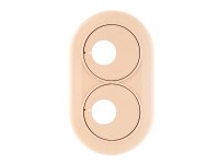 Rozeta podwójna, śr. 18 mm, kolor dąb