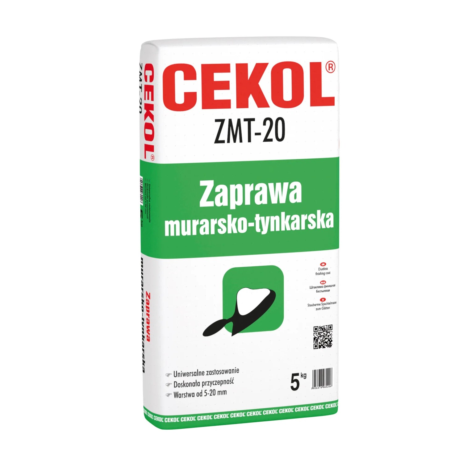 Cekol Zaprawa murarsko-tynkarska ZMT-20 5 kg