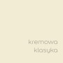 Próbka koloru: t.b.t. farba do ścian w kolorze kremowej bieli.