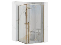Rea Kabina prysznicowa Fargo L Gold 90 złota