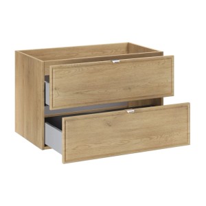 Szafka Terra dąb Cremona 2 szuflady 80cm 80x45,6x50