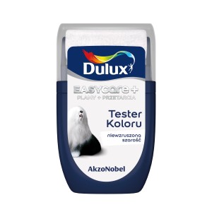Tester wałka do farb Dulux do ścian. Łatwa aplikacja, niebieskie opakowanie.