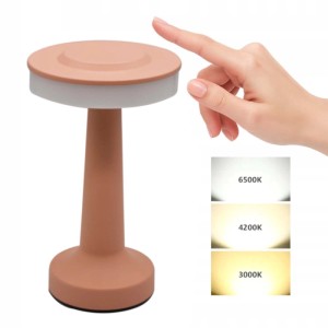 Düwi Lampka stołowa ładowalna MARIA 2W 3000/4200/6500K 125lm IP44 różowa