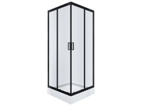 KABI Kabina Ideal 80 czarny mat z brodzikiem KABI Kabina Ideal 80 czarny mat z brodzikiem