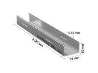 Knauf Profil CW 75 systemowy 2600 mm