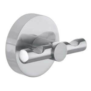 t.b.t. Podwójny haczyk do akcesoriów łazienkowych, stal nierdzewna