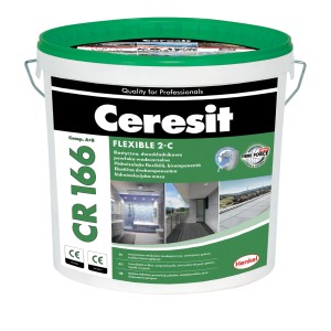 Ceresit CR 166 Flexible 2-C masa uszczelniająca w wiadrze, do płytek.