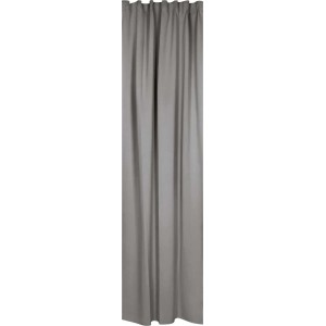 Zasłona DARK zaciemniająca na taśmie 140 x 270 cm szara