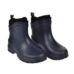 Niebieskie, krótkie gumowce ogrodowe t.b.t.