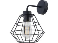 TK Lighting Kinkiet DIAMOND NEW czarny 1x60W E27 TK Lighting Kinkiet DIAMOND NEW czarny 1x60W E27