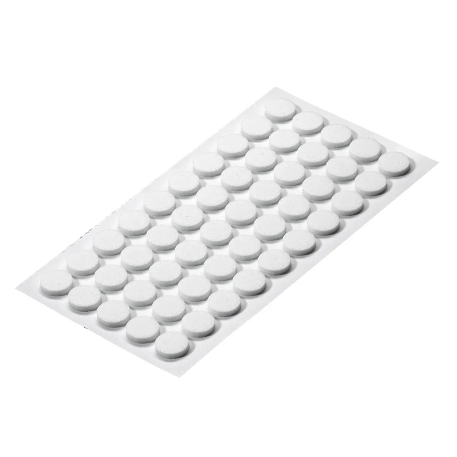Hettich Podkładki meblowe samoprzylepne okrągłe eva białe 10 mm 50 szt.