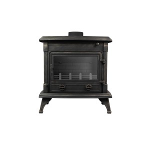 Nordflam Piec kominkowy Asti patyna 76x70x45