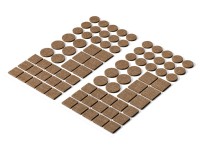 Hettich Podkładki filcowe brązowe 84szt