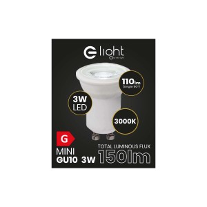 Biała żarówka LED GU10 3W firmy t.b.t.