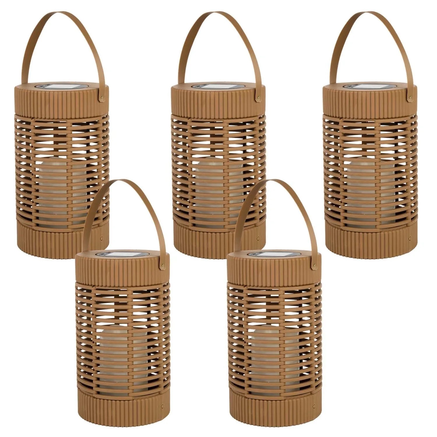 4iQ Zestaw 5 latarni solarnych RATTA 1xLED