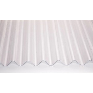 Onduline Płyta dachowa PVC Falsita 76/18 transparentna 0,7 mm 90x200 cm