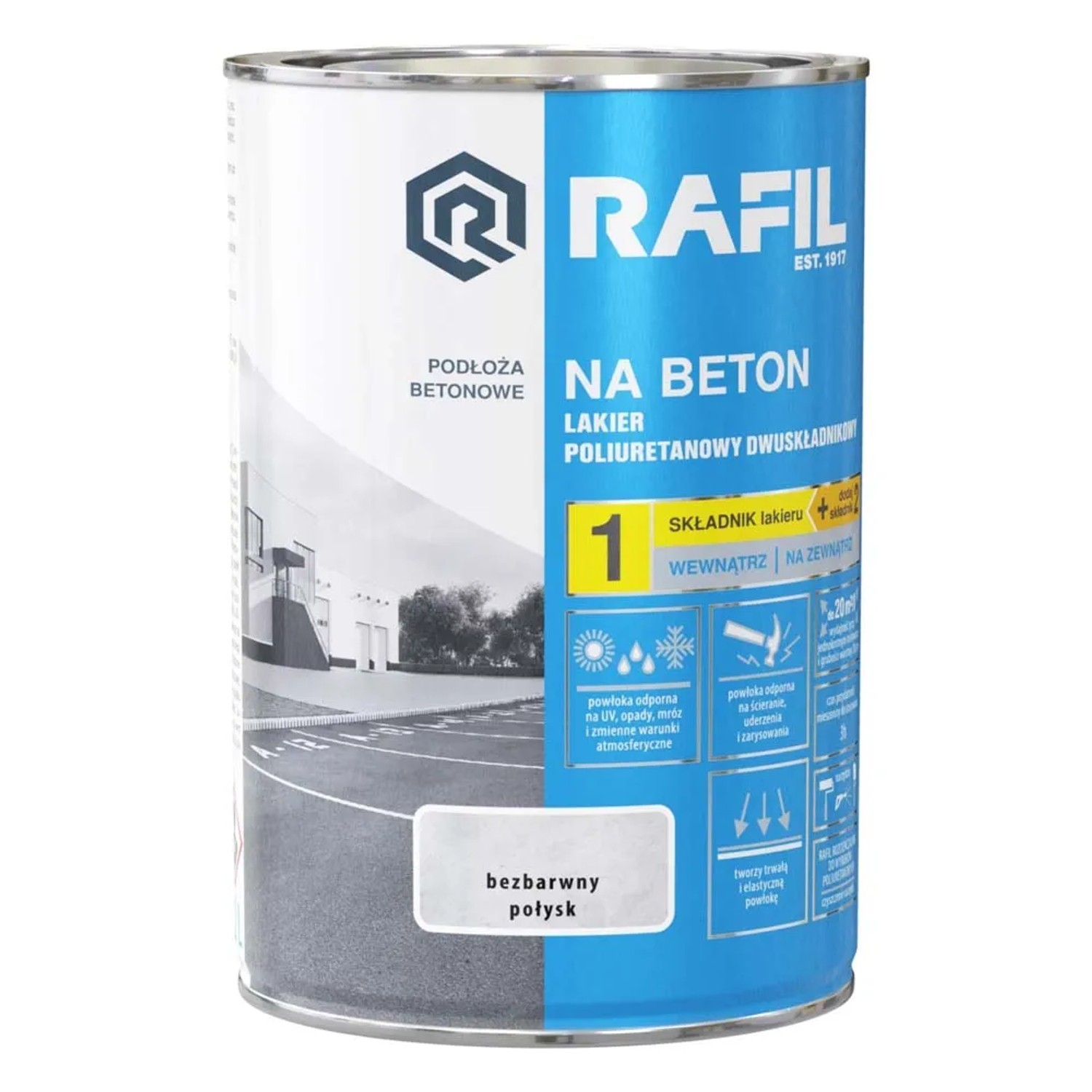 Lakier Rafil poliuretanowy 0,72L