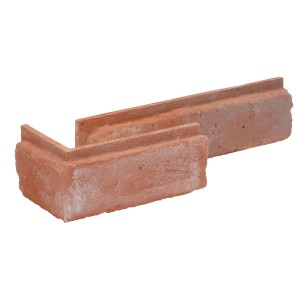 Dekoracyjne kamienie narożne i ścienne w terakotowym wyglądzie do użytku wewnątrz i na zewnątrz.