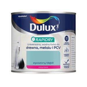 Dulux Rapidry Emalia, zgaszony błękit (stonowany błękit) do drewna, metalu i PCV.
