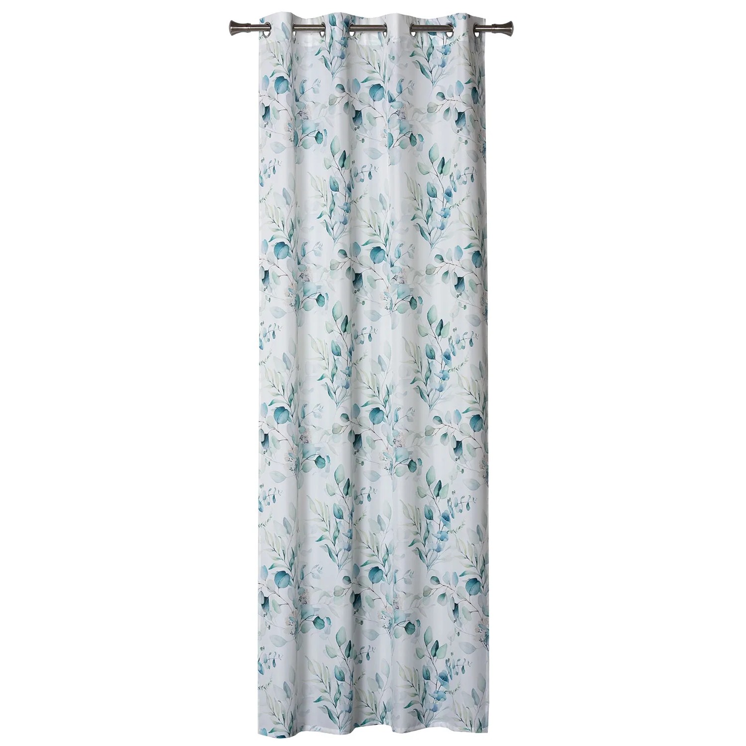 Zasłona ALPINA na przelotkach 140 cm x 260 cm niebieska