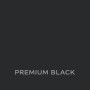 Próbka koloru farby do ścian t.b.t. w odcieniu Premium Black.