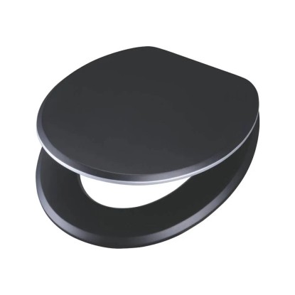 Baliv Deska sedesowa Juruena wolnoopadająca czarny mat