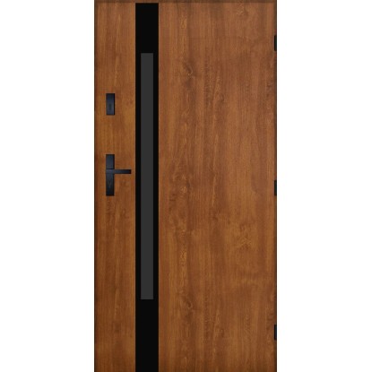 Pantor Drzwi zewnętrzne  stalowe MONACHIUM złoty dąb 80P