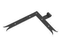 Zawias narożny 300x250x14 mm czarny