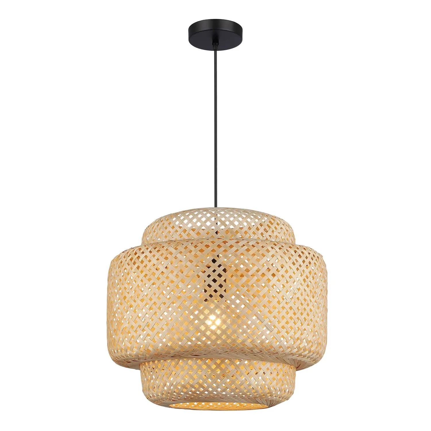 MiLAGRO Lampa wisząca HESTIA 1xE27 15W 40 cm beż+czerń