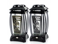 Znicz szklany walerina róża