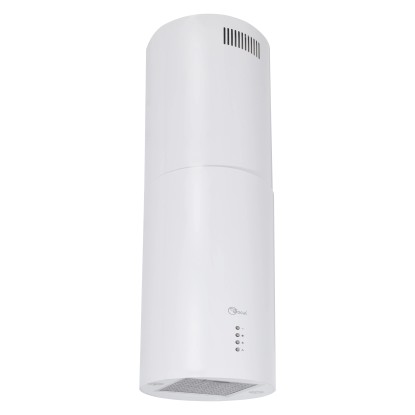 Focus Okap wyspowy Shadow biały 35 cm