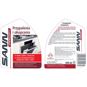 Sann Profi Środek czyszczący Przypalenia i okopcenia 500 ml