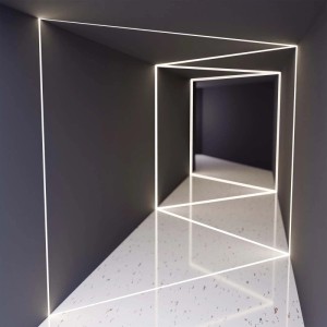 Eko-Light Profil LED wpuszczany GK2 zestaw z kloszem mlecznym 2 m