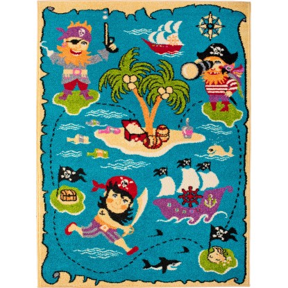 Agnella Dywan FUNKY PIRACKI 100 x 170 cm turkus