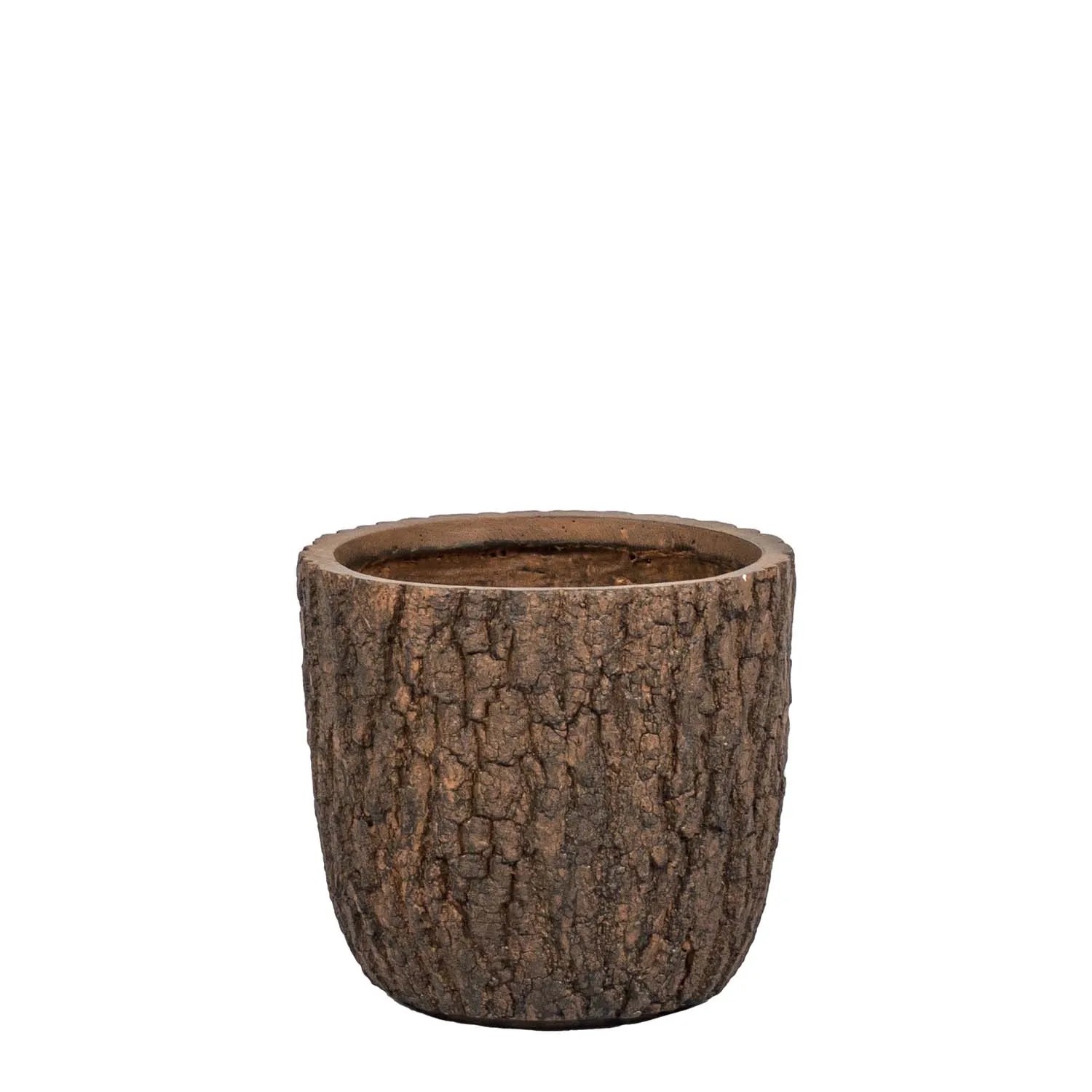Donica ceramiczna Forrest brązowa - 36 x 34 cm