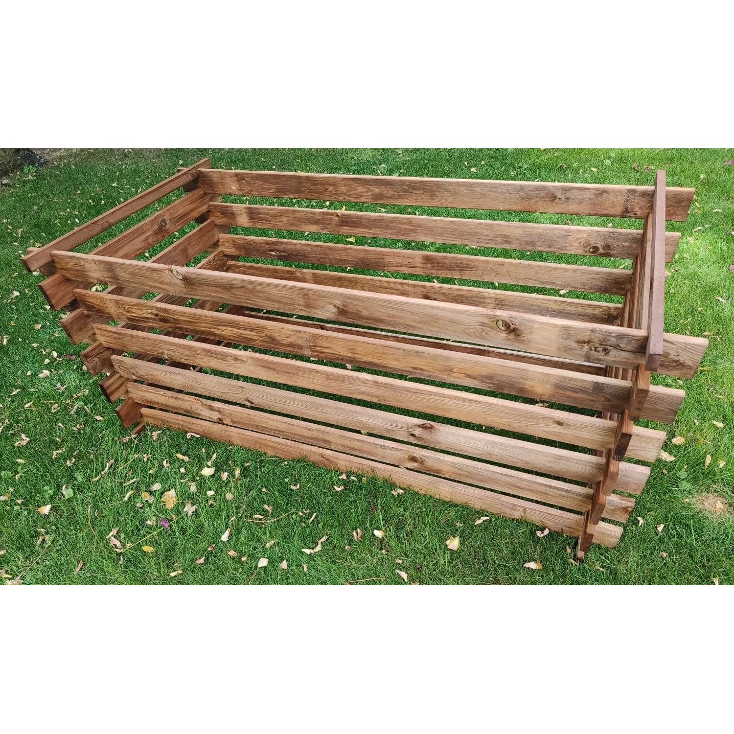 Werth-Holz Kompostownik drewniany - 140x70x60 cm_2