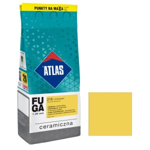Fuga do płytek Atlas, cytrynowa. Do ceramiki.