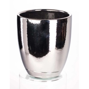 Srebrna osłonka t.b.t. na rośliny doniczkowe.