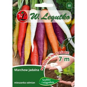 Mieszanka nasion marchwi "t.b.t.". Różne kolory.