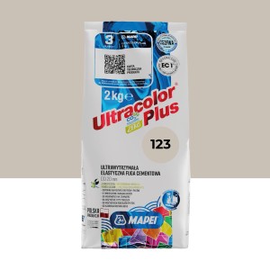 Fuga do płytek Ultracolor Plus, kolor 123, worek 2kg. Do płytek.