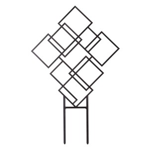 t.b.t. metalowa podpórka do roślin, kwadratowy wzór do roślin pnących w doniczkach.